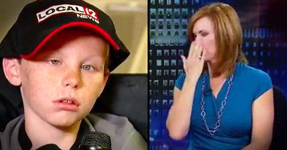 Dying Little Boy Leaves News Anchor In Tears After He Says He Still Believes In Miracles!